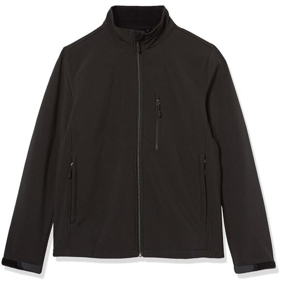 Amazon Essentials Men's Water-Resistant Softshell Jacket, Black,Medium - Picture 1 of 8